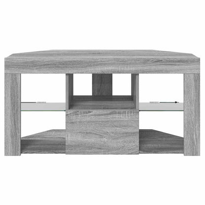 Eck-LED-TV-Schrank Graues Sonoma 106 x 40 x 50 cm Holzwerkstoff