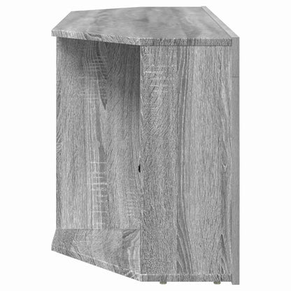 Eck-LED-TV-Schrank Graues Sonoma 106 x 40 x 50 cm Holzwerkstoff
