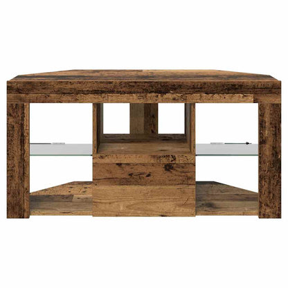 Eck-LED-TV-Schrank Altholz 107 x 40 x 50 cm Holzwerkstoff