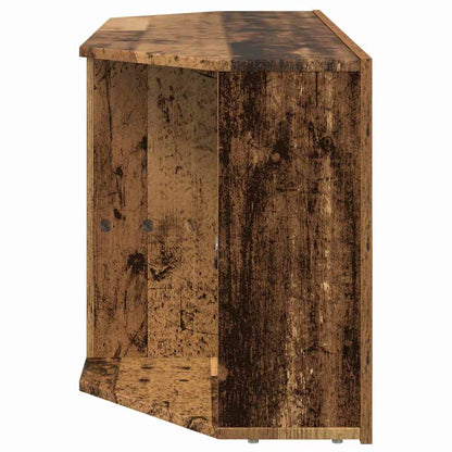 Eck-LED-TV-Schrank Altholz 107 x 40 x 50 cm Holzwerkstoff