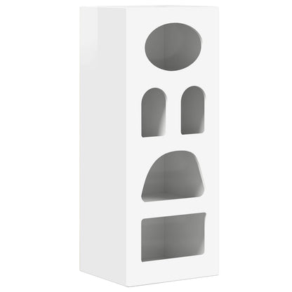 Sideboard Hochglanz Weiß 40 x 35 x 100,5 cm Holzwerkstoff