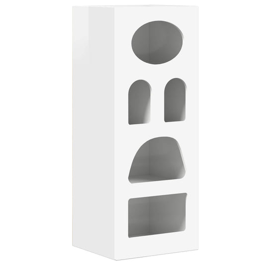 Sideboard Hochglanz Weiß 40 x 35 x 100,5 cm Holzwerkstoff