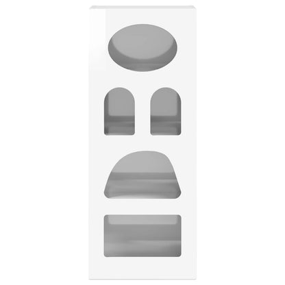 Sideboard Hochglanz Weiß 40 x 35 x 100,5 cm Holzwerkstoff