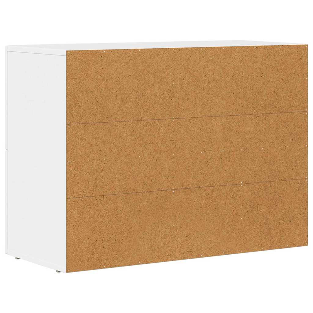 Sideboard Weiß 80,5 x 35 x 59 cm Holzwerkstoff