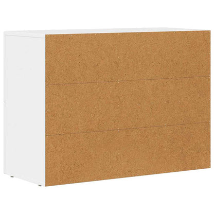 Sideboard Weiß 80,5 x 35 x 59 cm Holzwerkstoff