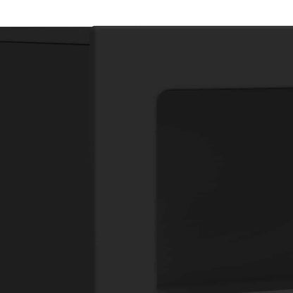 Sideboard Schwarz 80,5 x 35 x 59 cm Holzwerkstoff