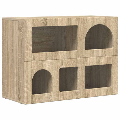 Sideboard Sonoma-Eiche 80,5 x 35 x 59 cm Holzwerkstoff
