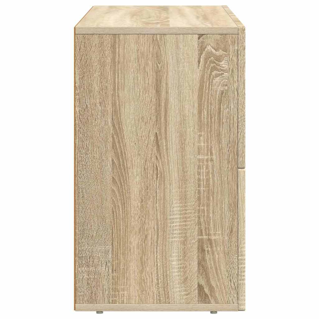 Sideboard Sonoma-Eiche 80,5 x 35 x 59 cm Holzwerkstoff