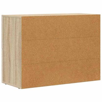 Sideboard Sonoma-Eiche 80,5 x 35 x 59 cm Holzwerkstoff