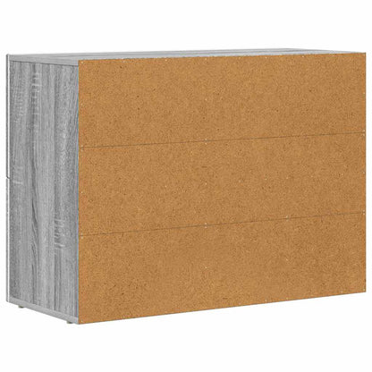 Sideboard Graues Sonoma 80,5 x 35 x 59 cm Holzwerkstoff