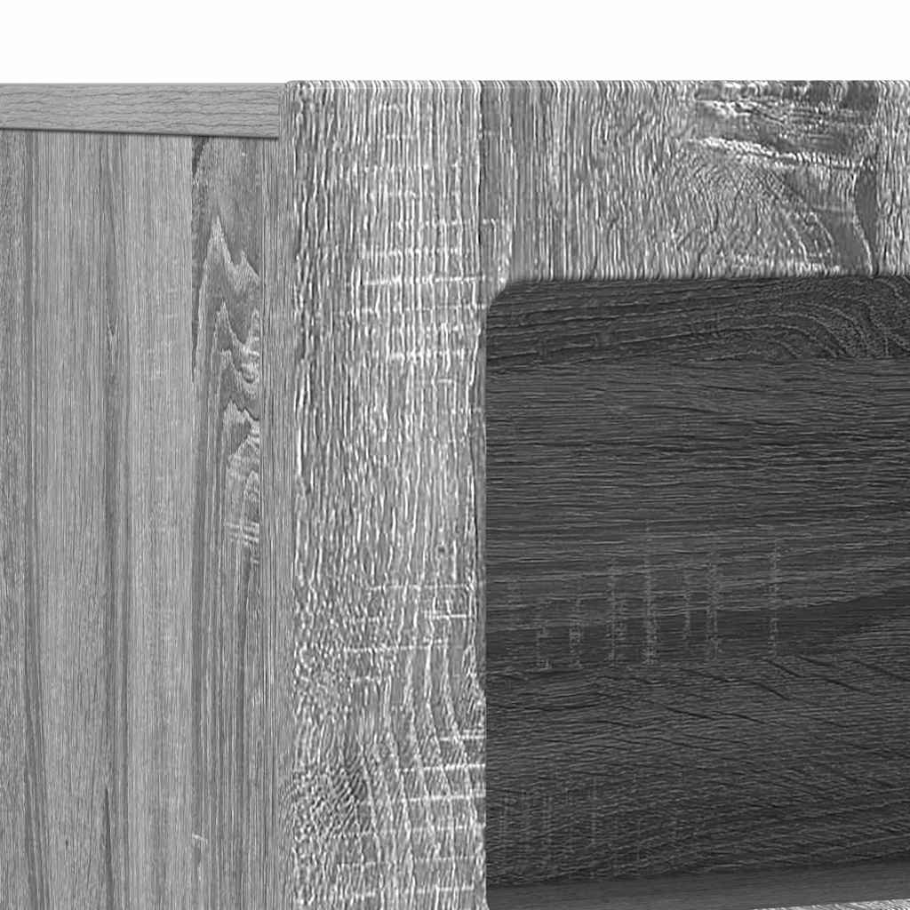 Sideboard Graues Sonoma 80,5 x 35 x 59 cm Holzwerkstoff