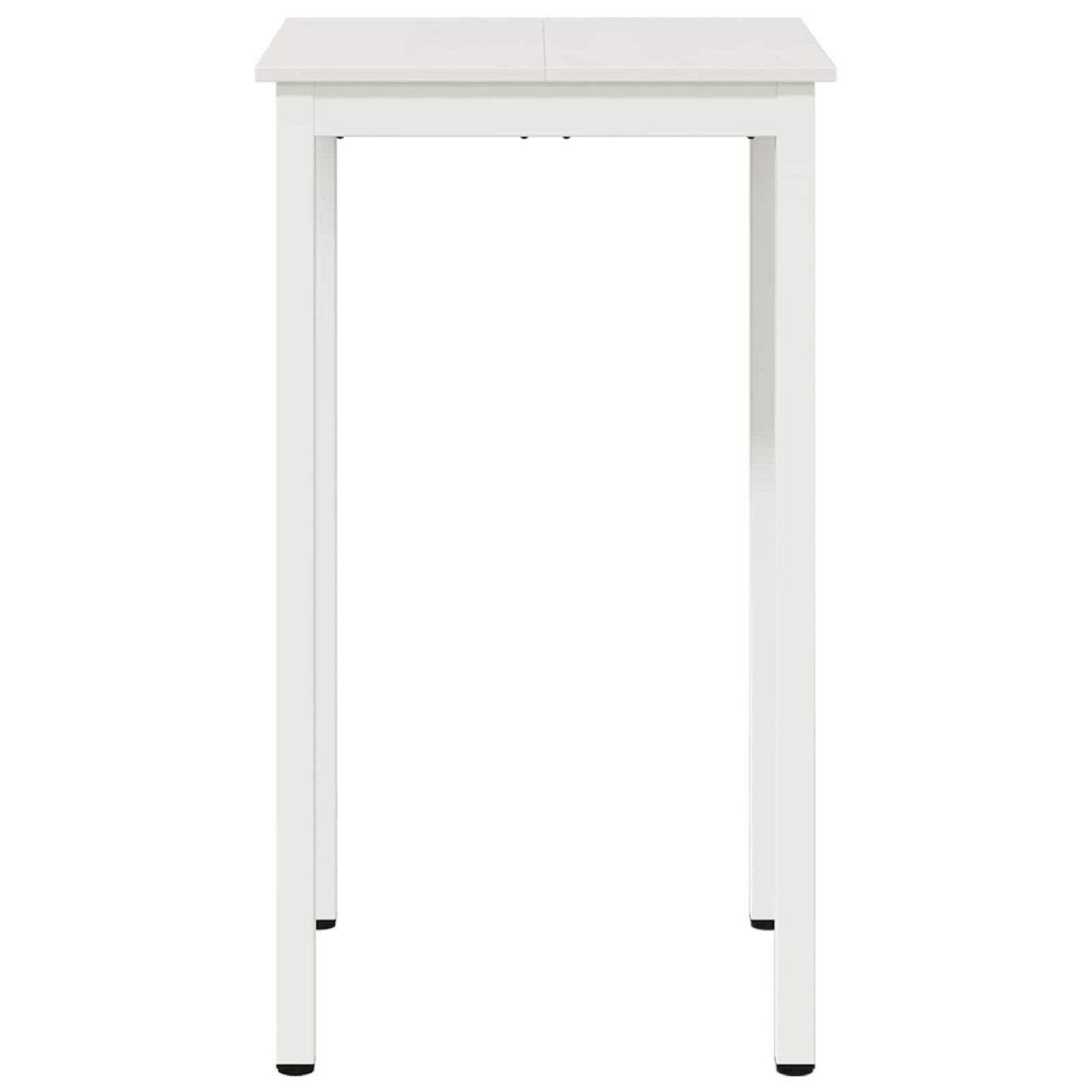 Bartisch Weiß 60 x 60 x 105 cm Massives Kiefernholz