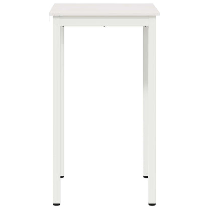 Bartisch Weiß 60 x 60 x 105 cm Massives Kiefernholz