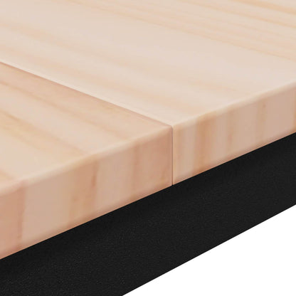 Bartisch Natur 110 x 55 x 105 cm Massives Kiefernholz