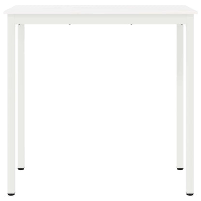 Bartisch Weiß 110 x 55 x 105 cm Massives Kiefernholz