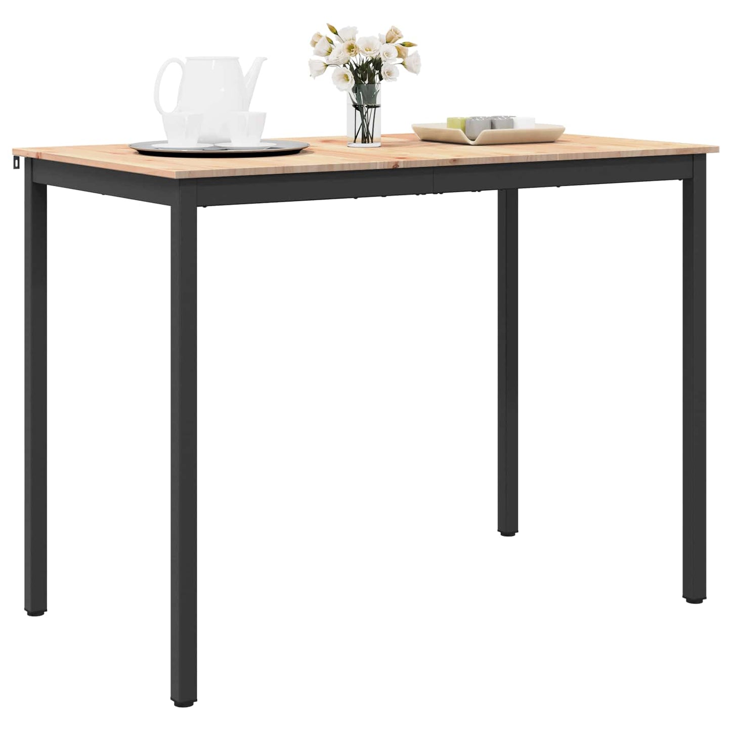 Bartisch Natur 110 x 55 x 105 cm Massives Kiefernholz