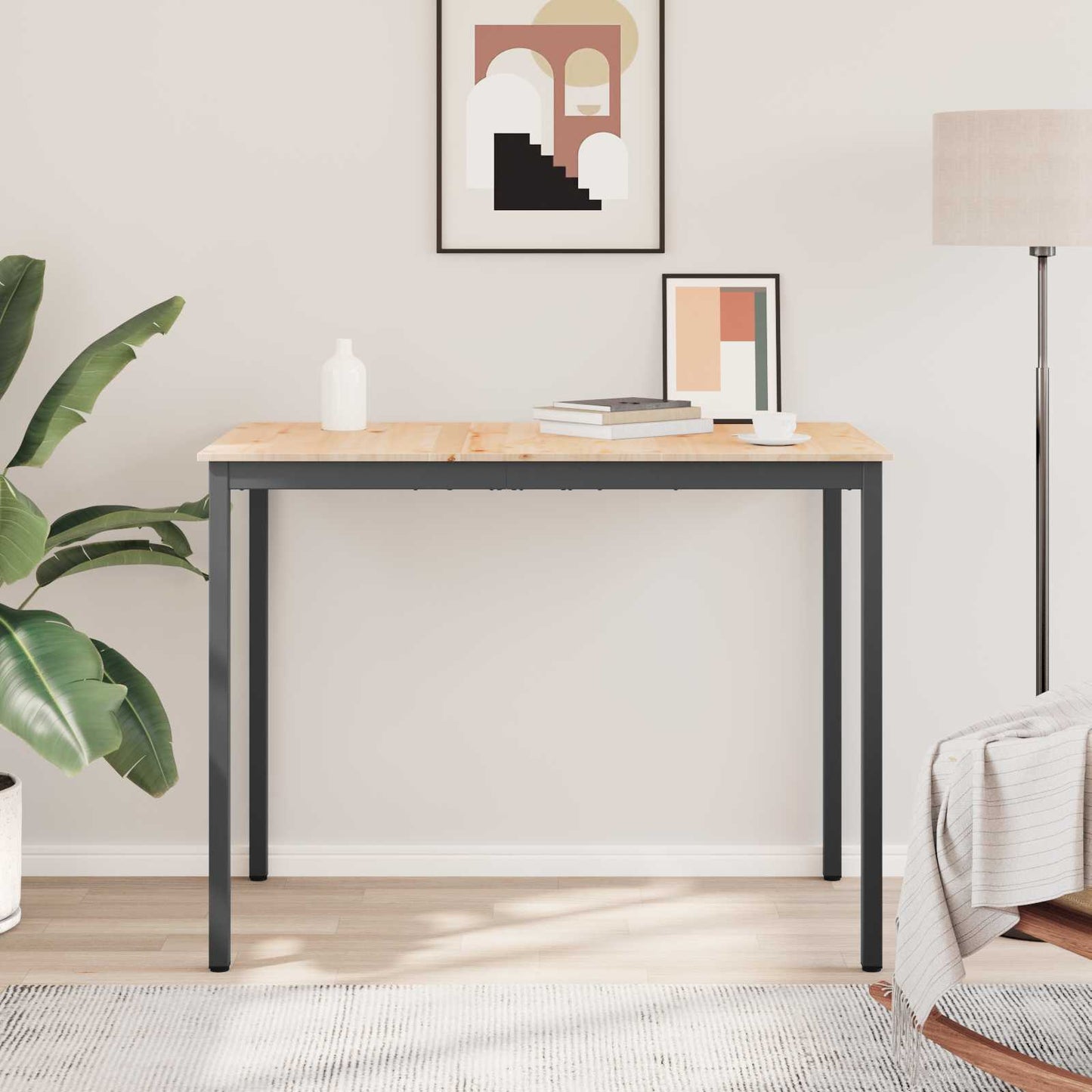 Bartisch Natur 110 x 55 x 105 cm Massives Kiefernholz