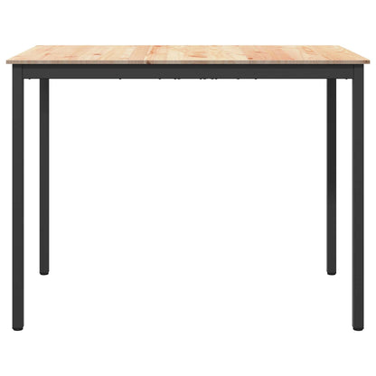 Bartisch Natur 110 x 55 x 105 cm Massives Kiefernholz