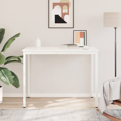 Bartisch Weiß 110 x 55 x 105 cm Massives Kiefernholz