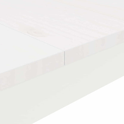 Bartisch Weiß 110 x 55 x 105 cm Massives Kiefernholz