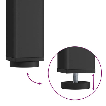 Bartisch Natur 110 x 55 x 105 cm Massives Kiefernholz
