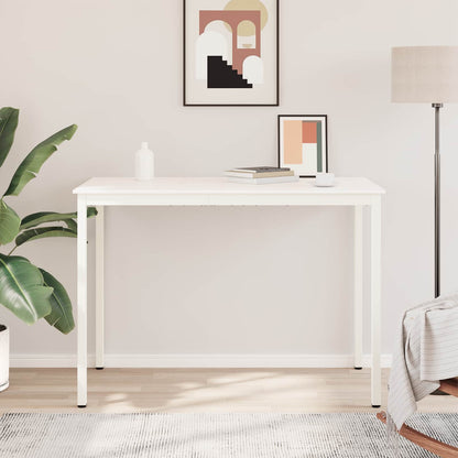 Bartisch Weiß 110 x 55 x 105 cm Massives Kiefernholz