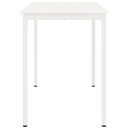 Bartisch Weiß 110 x 55 x 105 cm Massives Kiefernholz