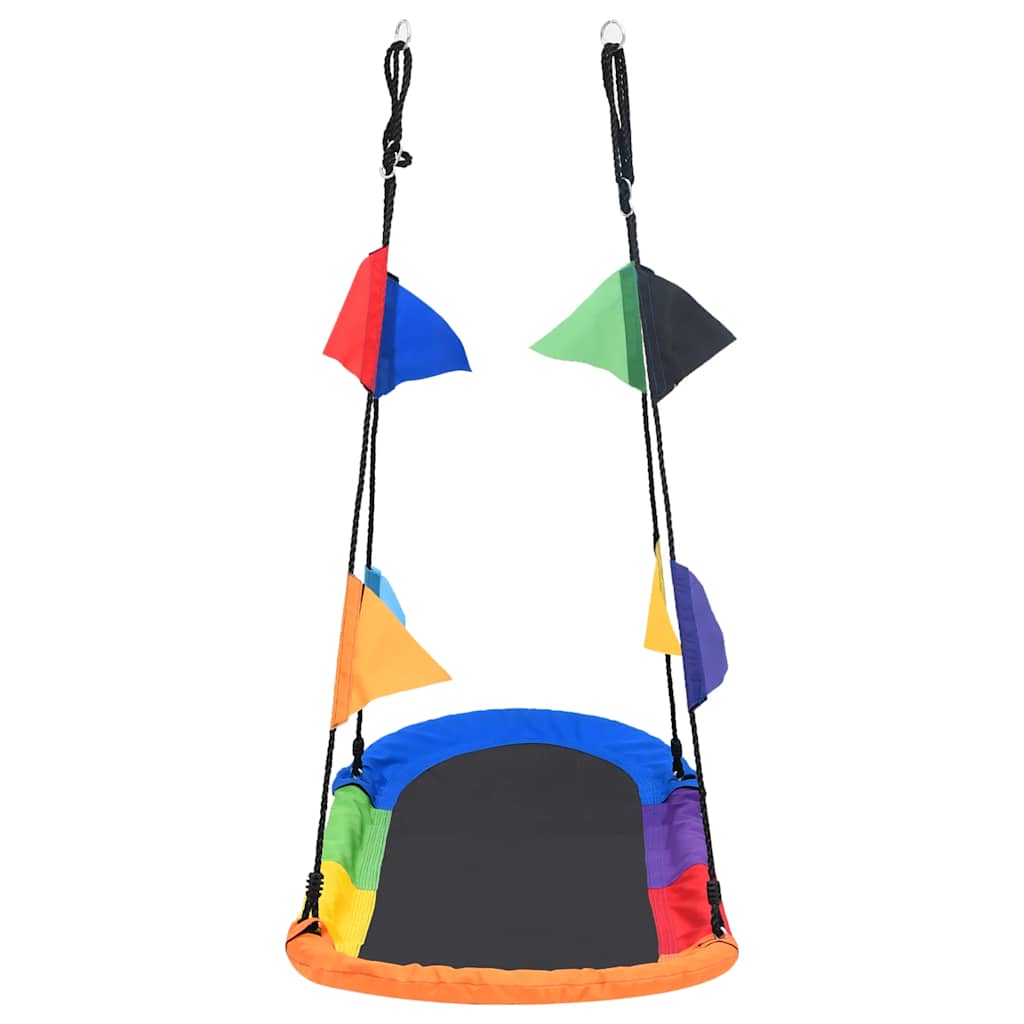 Nestschaukel mit Fahnen 165x70 cm