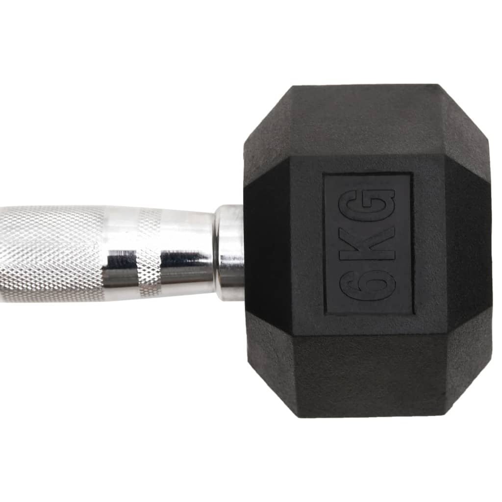 Kurzhanteln 2 Stk. 12 kg Gesamt Gusseisen