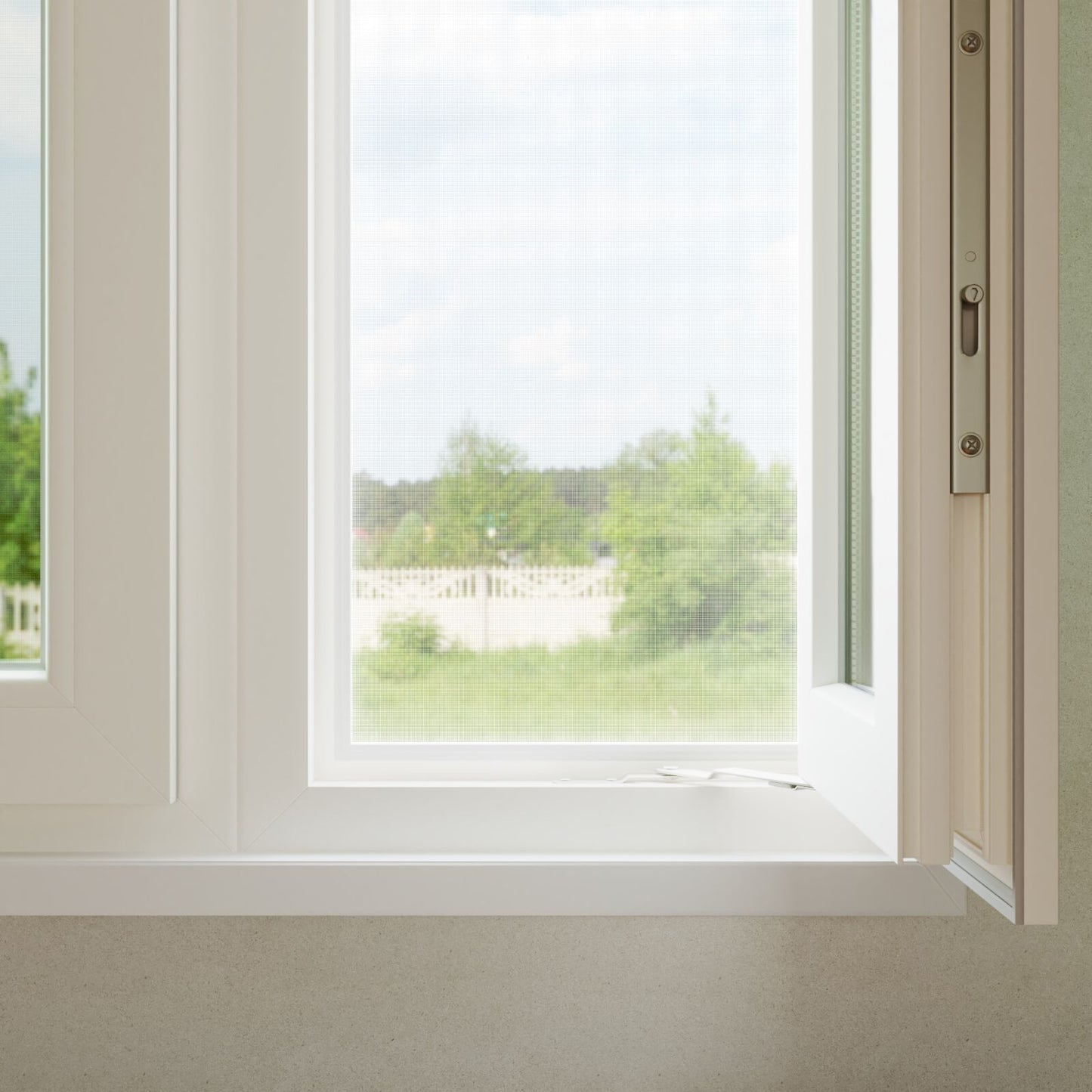 Insektenschutzgitter Weiß 80 x 500 cm Glasfaser