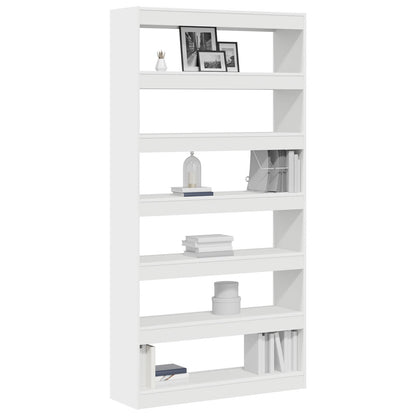 Bücherregal Weiß 100 x 30 x 198 cm Holzwerkstoff