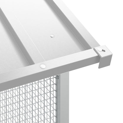 Vogelkäfig Grau 215 x 310 x 247 cm Verzinkter Stahl