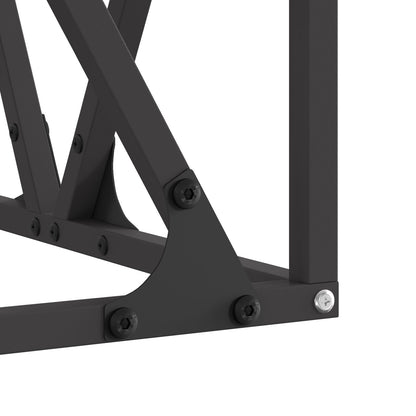 Feuerplatz Schwarz 50 x 50 x 35 cm Kaltgewalzter Stahl