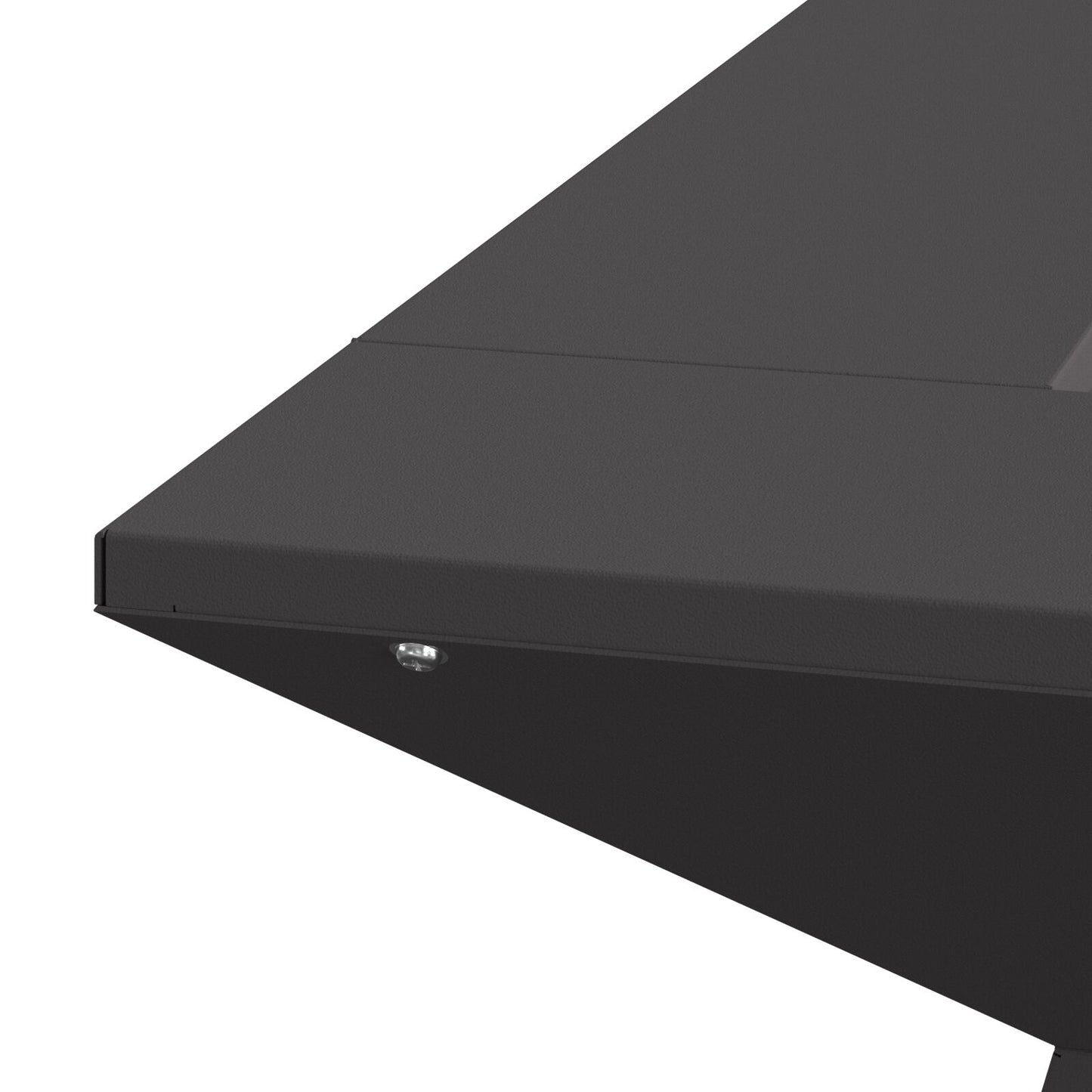 Feuerplatz Schwarz 60 x 60 x 50 cm Kaltgewalzter Stahl