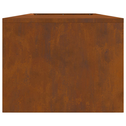 Feuerplatz Braun 160 x 45 x 35 cm Witterungsbeständiger Stahl