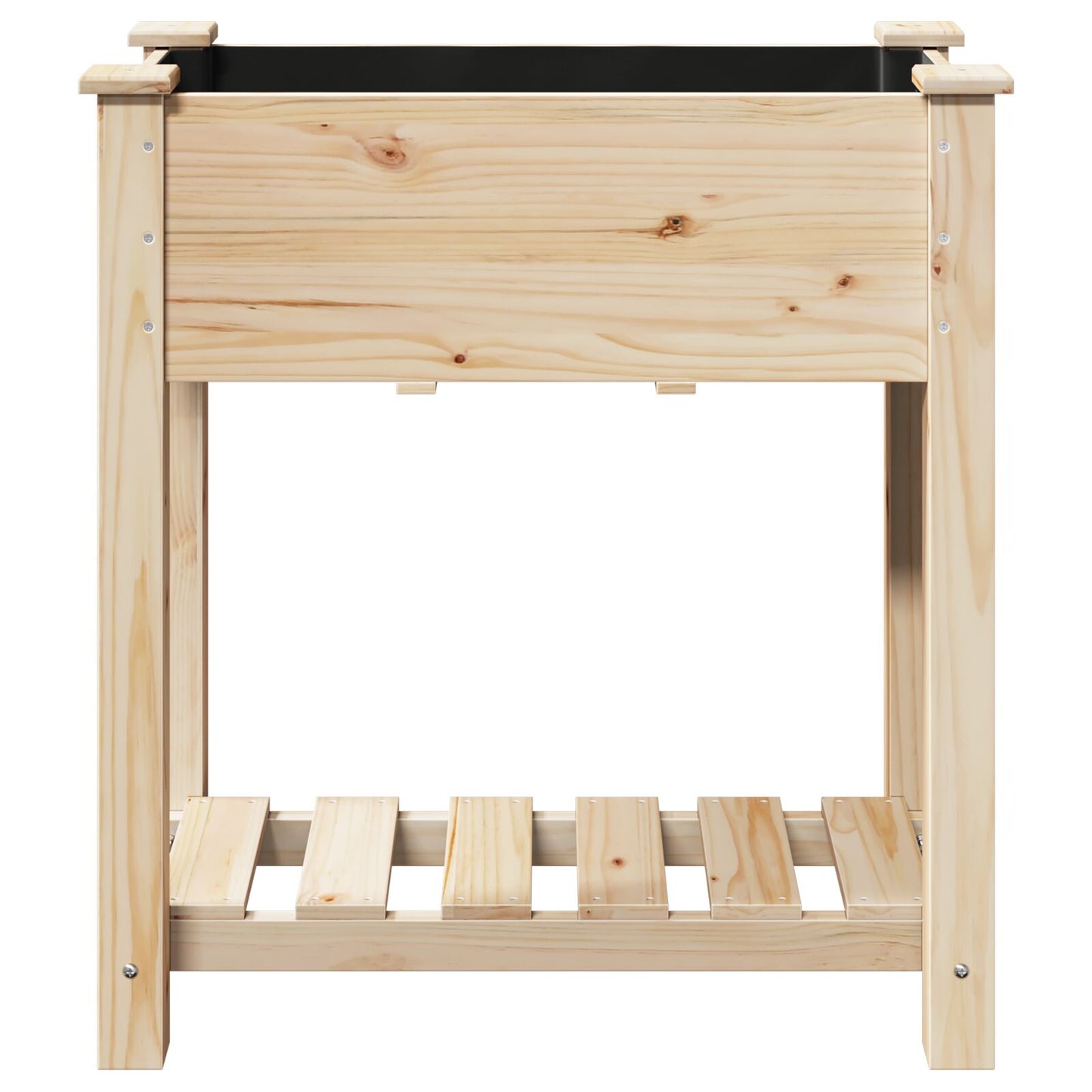 Garten-Pflanzgefäß mit Regal Beige 71 x 37 x 76,5 cm