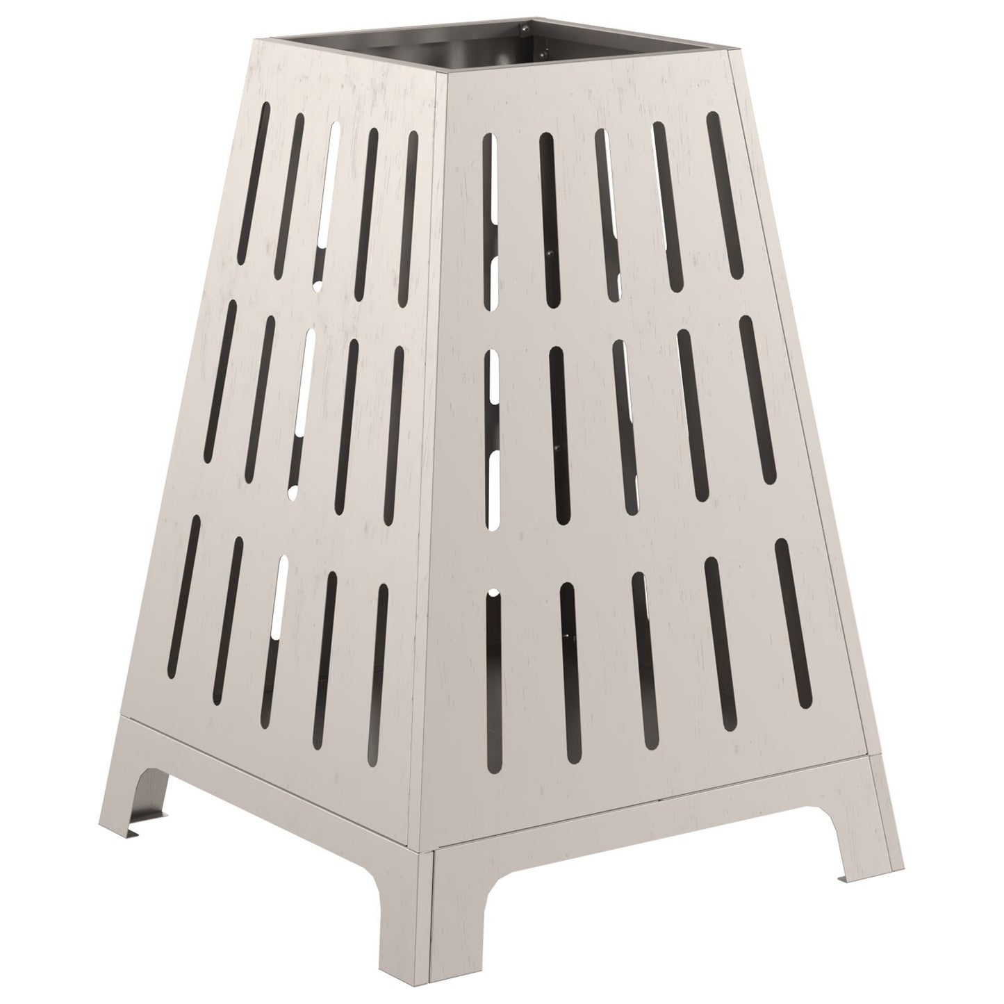 Feuerplatz Braun 50 x 50 x 70 cm Witterungsbeständiger Stahl