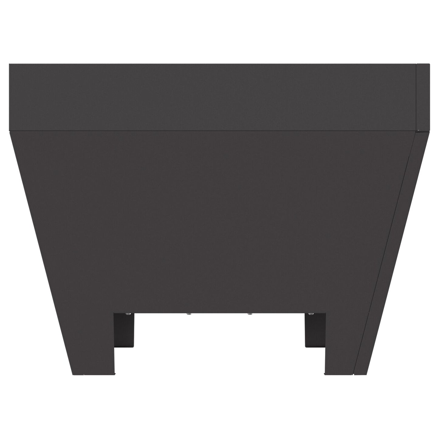 Feuerplatz Schwarz 50 x 50 x 38 cm Kaltgewalzter Stahl