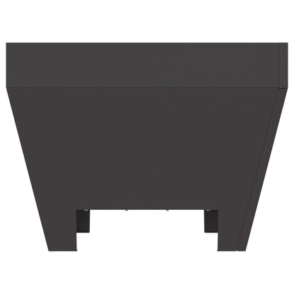 Feuerplatz Schwarz 50 x 50 x 38 cm Kaltgewalzter Stahl