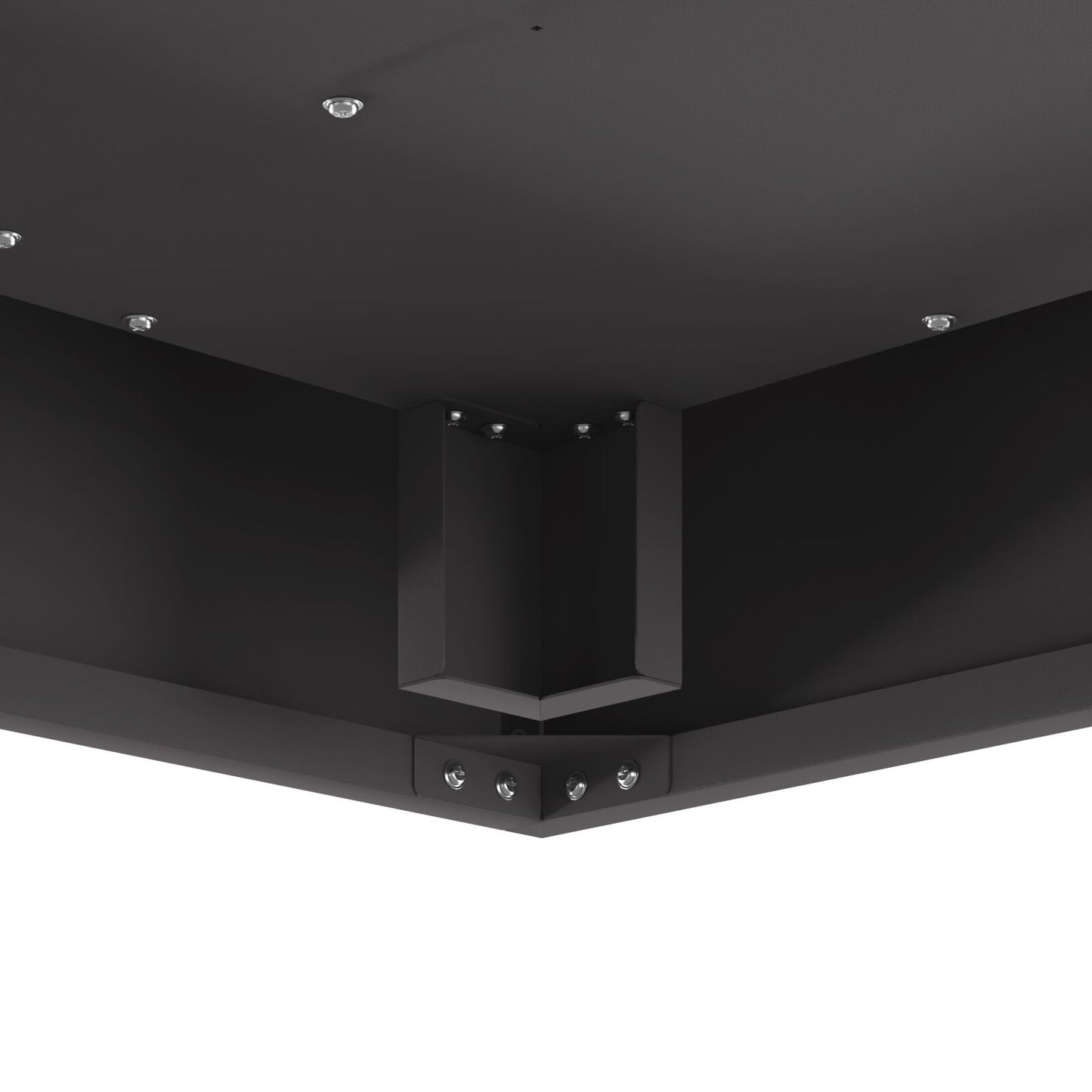 Feuerplatz Schwarz 60 x 60 x 30 cm Kaltgewalzter Stahl