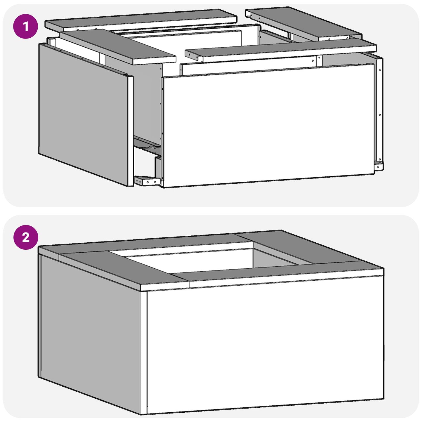 Feuerplatz Braun 80 x 80 x 40 cm Witterungsbeständiger Stahl