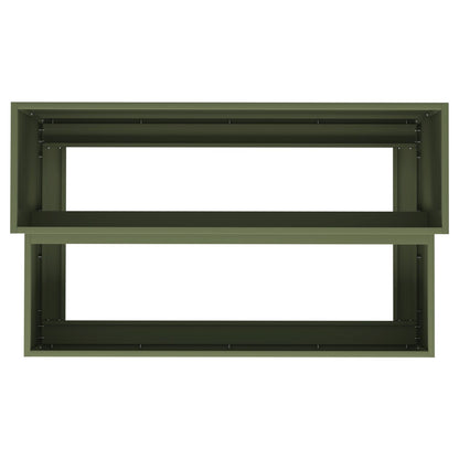 Garten-Pflanzgefäß Olive Grün 100 x 60 x 45 cm