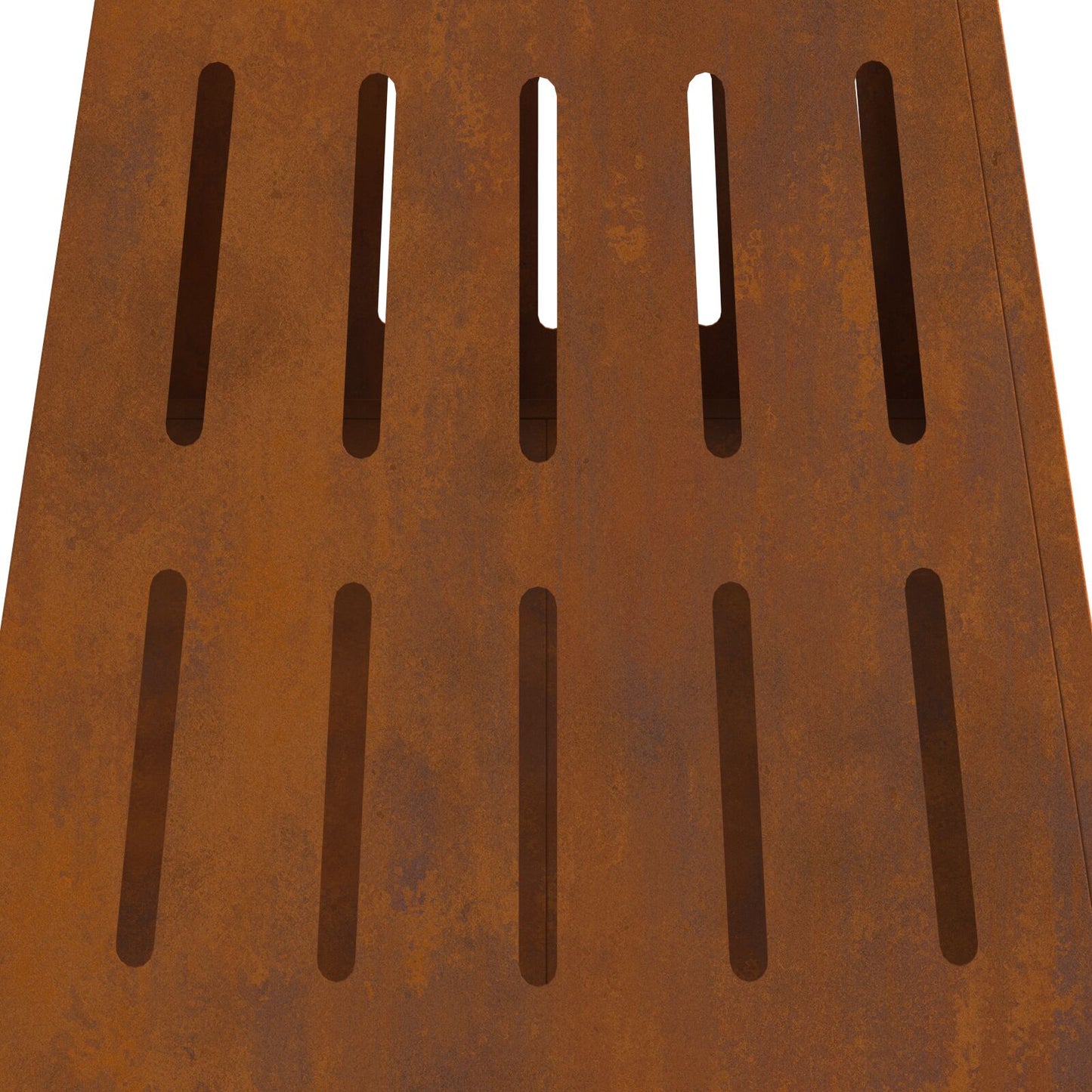 Feuerplatz Braun 50 x 50 x 70 cm Witterungsbeständiger Stahl