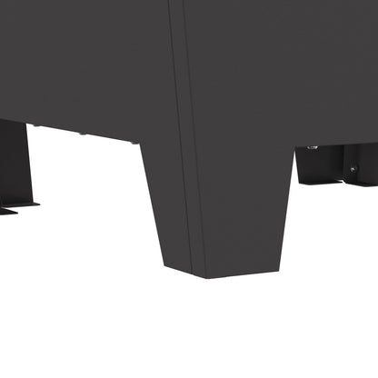 Feuerplatz Schwarz 50 x 50 x 38 cm Kaltgewalzter Stahl