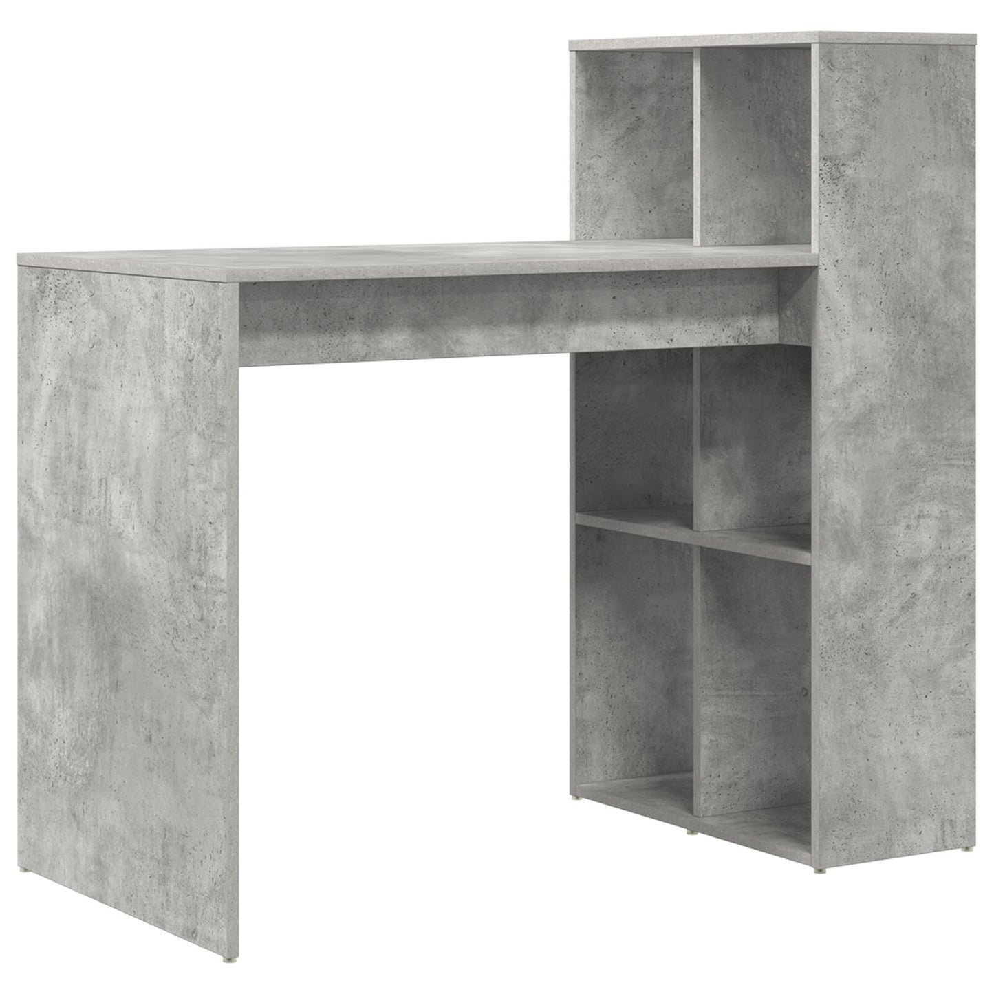 Schreibtisch Beton Grau 108 x 55 x 103.5 cm Holzwerkstoff