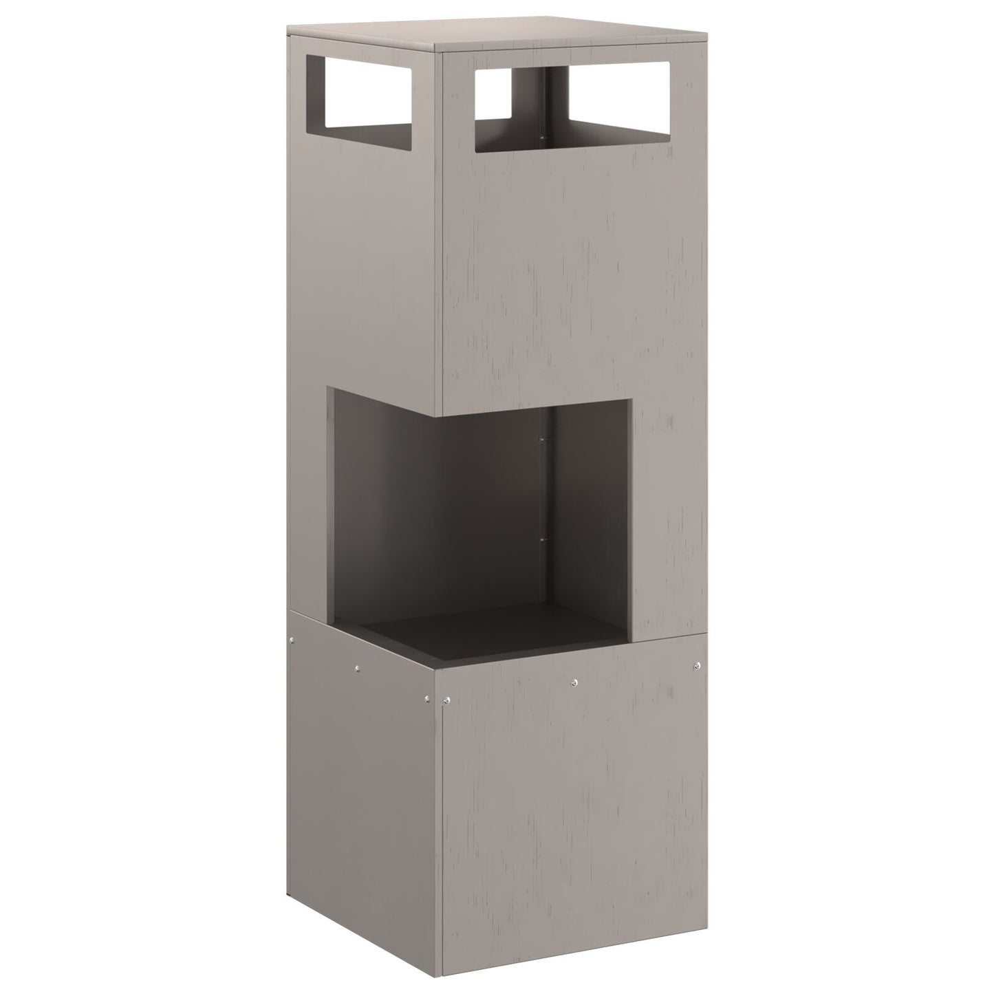 Feuerplatz Braun 35 x 35 x 100 cm Witterungsbeständiger Stahl