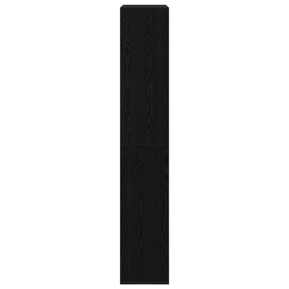 Bücherregal 2 pcs Schwarz Eichen-Optik 100 x 33 x 93.75 cm