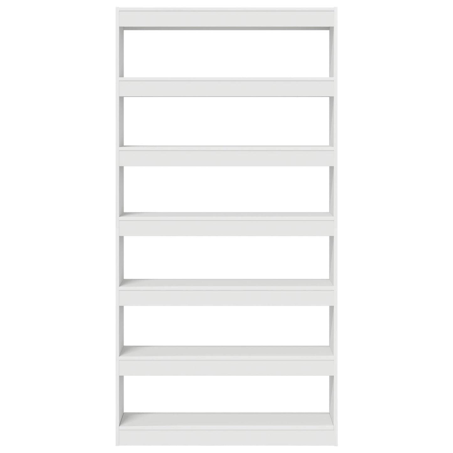 Bücherregal Weiß 100 x 30 x 198 cm Holzwerkstoff