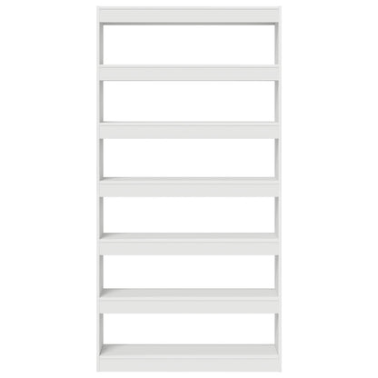 Bücherregal Weiß 100 x 30 x 198 cm Holzwerkstoff