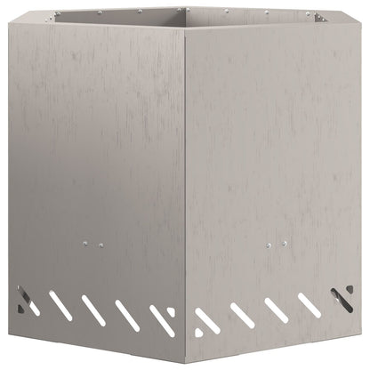 Feuerplatz Braun 58 x 58 x 51 cm Witterungsbeständiger Stahl